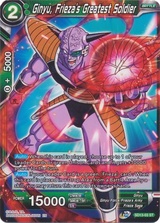 Ginyu, Frieza's Greatest Soldier (Starter Deck - Clan Collusion) [SD13-03] | Rock City Comics