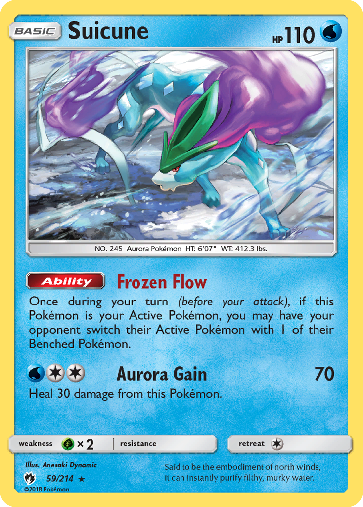 Suicune (59/214) [Sun & Moon: Lost Thunder] | Rock City Comics