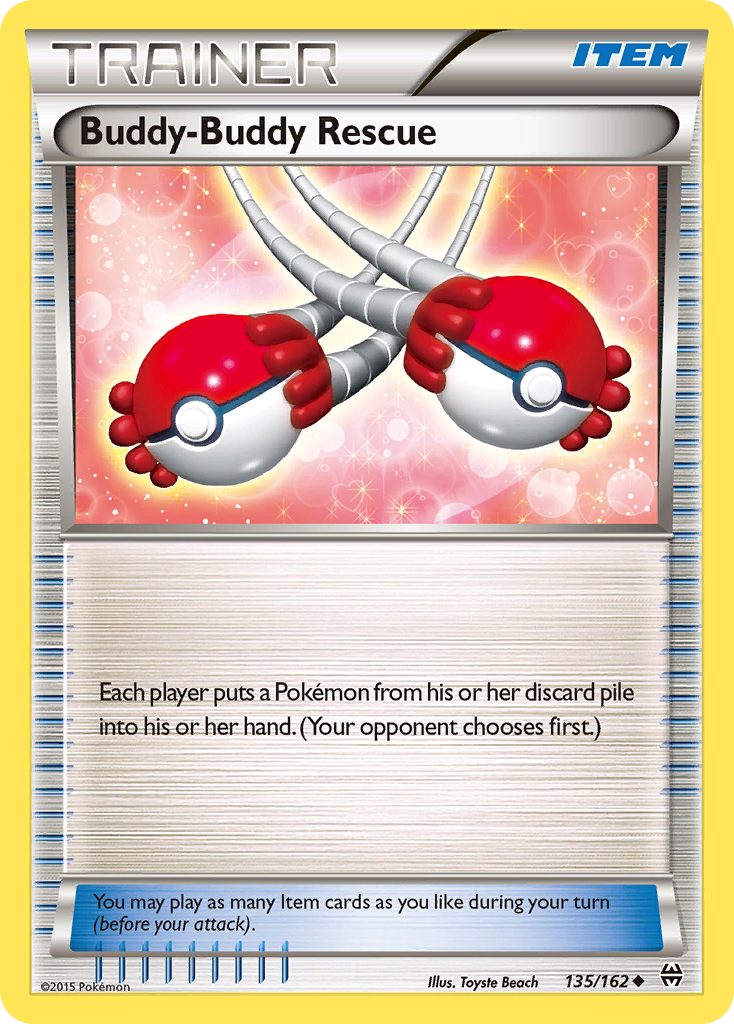 Buddy-Buddy Rescue (135/162) [XY: BREAKthrough] | Rock City Comics