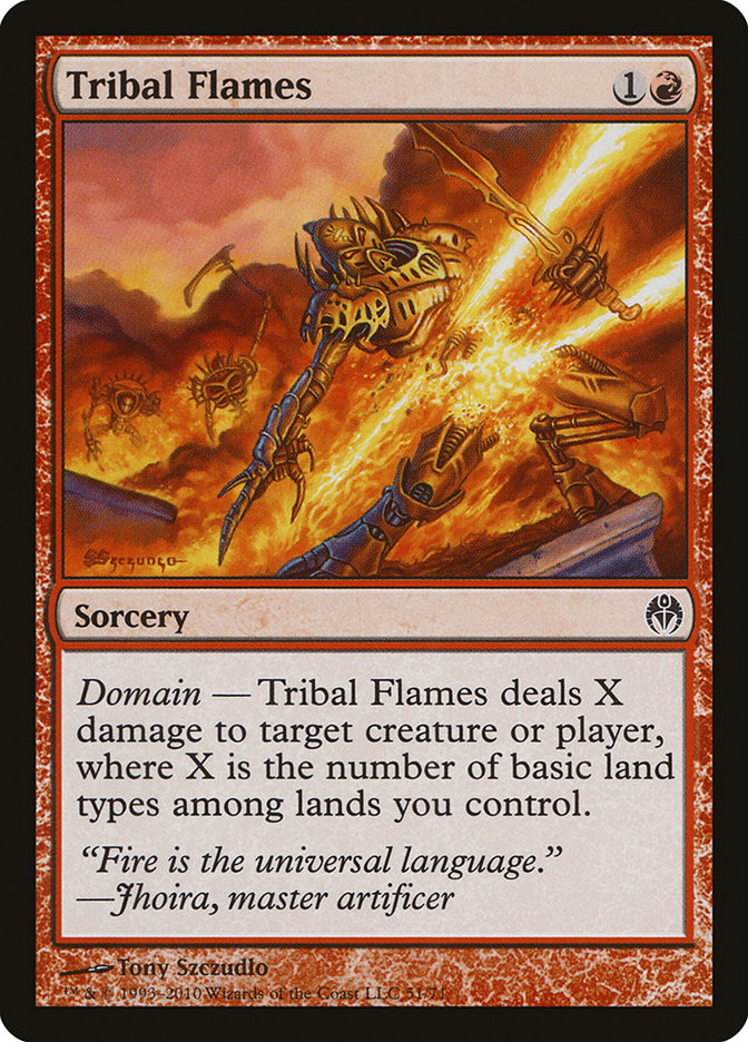 Tribal Flames [Duel Decks: Phyrexia vs. the Coalition] | Rock City Comics