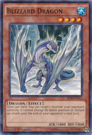 Blizzard Dragon [BP03-EN031] Shatterfoil Rare | Rock City Comics