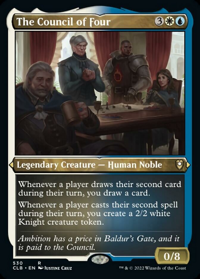 The Council of Four (Foil Etched) [Commander Legends: Battle for Baldur's Gate] | Rock City Comics