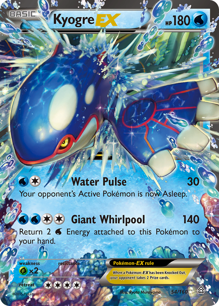 Kyogre EX (54/160) [XY: Primal Clash] | Rock City Comics