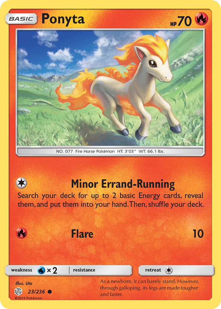 Ponyta (23/236) [Sun & Moon: Cosmic Eclipse] | Rock City Comics