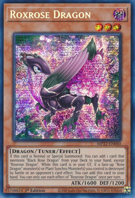 Roxrose Dragon [MP22-EN060] Prismatic Secret Rare | Rock City Comics