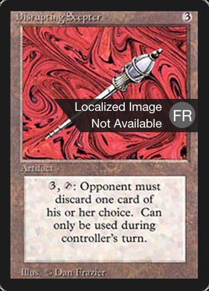 Disrupting Scepter [Foreign Black Border] | Rock City Comics