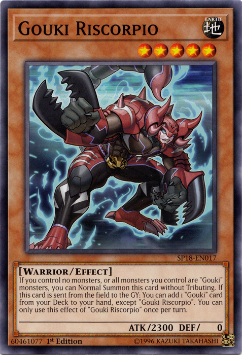 Gouki Riscorpio [SP18-EN017] Common | Rock City Comics
