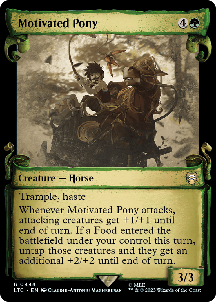 Motivated Pony [The Lord of the Rings: Tales of Middle-Earth Commander Showcase Scrolls] | Rock City Comics