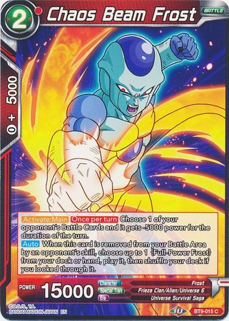 Chaos Beam Frost [BT9-015] | Rock City Comics