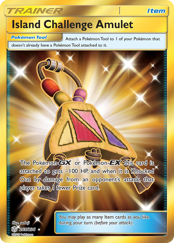 Island Challenge Amulet (265/236) [Sun & Moon: Cosmic Eclipse] | Rock City Comics