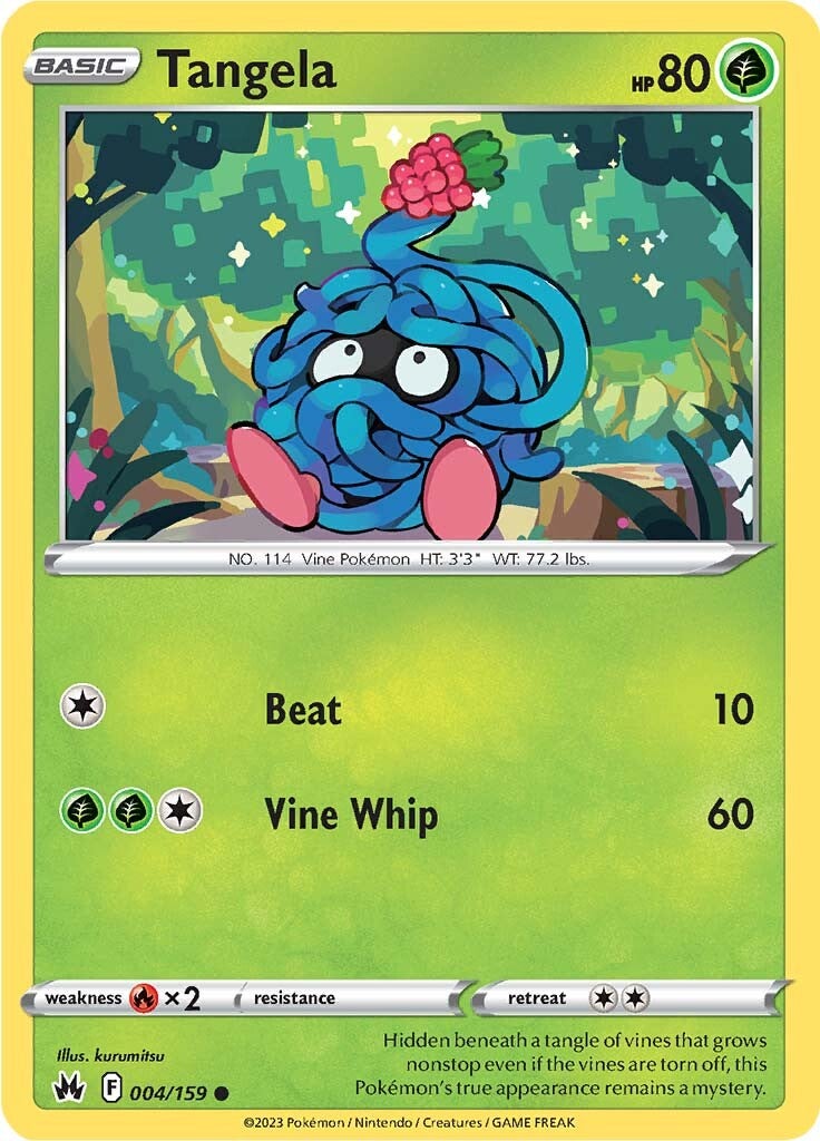 Tangela (004/159) [Sword & Shield: Crown Zenith] | Rock City Comics