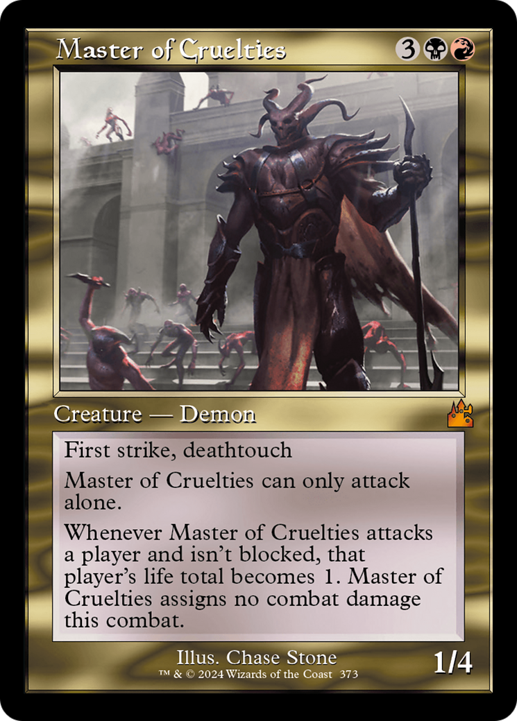 Master of Cruelties (Retro Frame) [Ravnica Remastered] | Rock City Comics