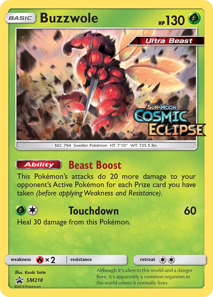 Buzzwole (SM218) [Sun & Moon: Black Star Promos] | Rock City Comics