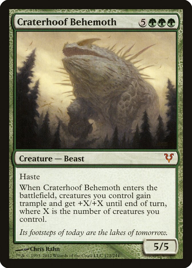 Craterhoof Behemoth [Avacyn Restored] | Rock City Comics