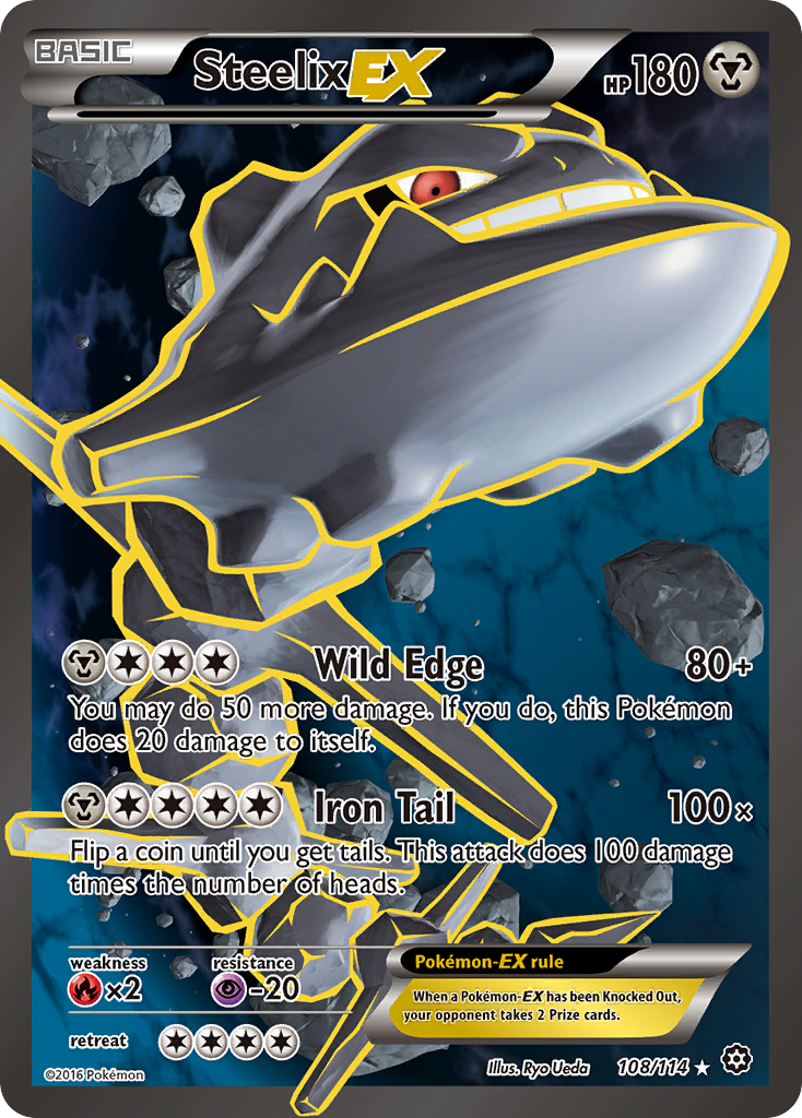 Steelix EX (108/114) [XY: Steam Siege] | Rock City Comics