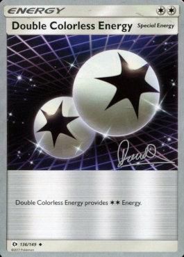Double Colorless Energy (136/149) (Infinite Force - Diego Cassiraga) [World Championships 2017] | Rock City Comics
