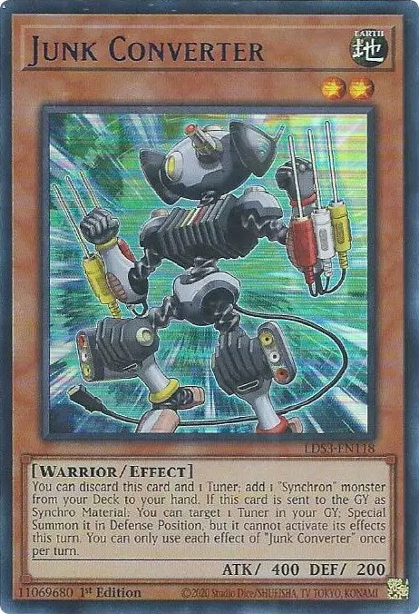 Junk Converter (Blue) [LDS3-EN118] Ultra Rare | Rock City Comics