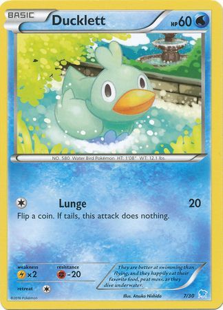 Ducklett (7/30) [XY: Trainer Kit 3 - Suicune] | Rock City Comics