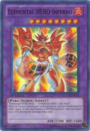 Elemental HERO Inferno [LCGX-EN076] Super Rare | Rock City Comics