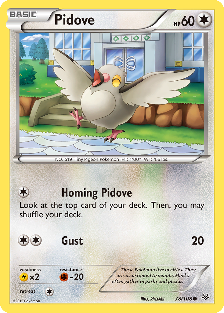 Pidove (78/108) [XY: Roaring Skies] | Rock City Comics