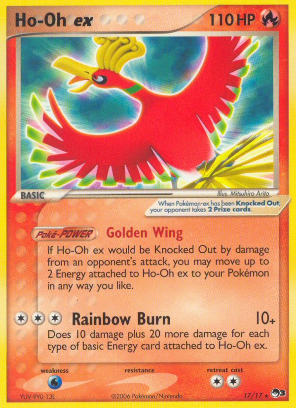 Ho-Oh ex (17/17) (Holo) [POP Series 3] | Rock City Comics