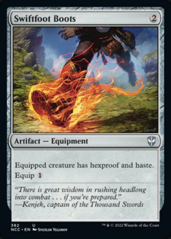 Swiftfoot Boots [Streets of New Capenna Commander] | Rock City Comics