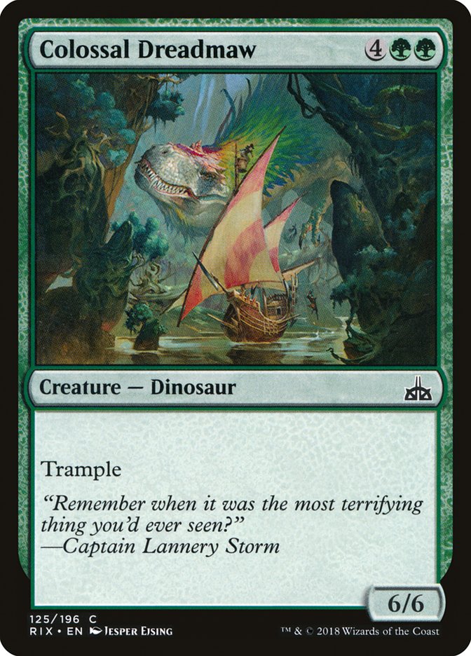 Colossal Dreadmaw [Rivals of Ixalan] | Rock City Comics