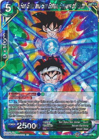 Son Goku and Son Gohan, Saiyans of Earth (DB1-091) [Dragon Brawl] | Rock City Comics