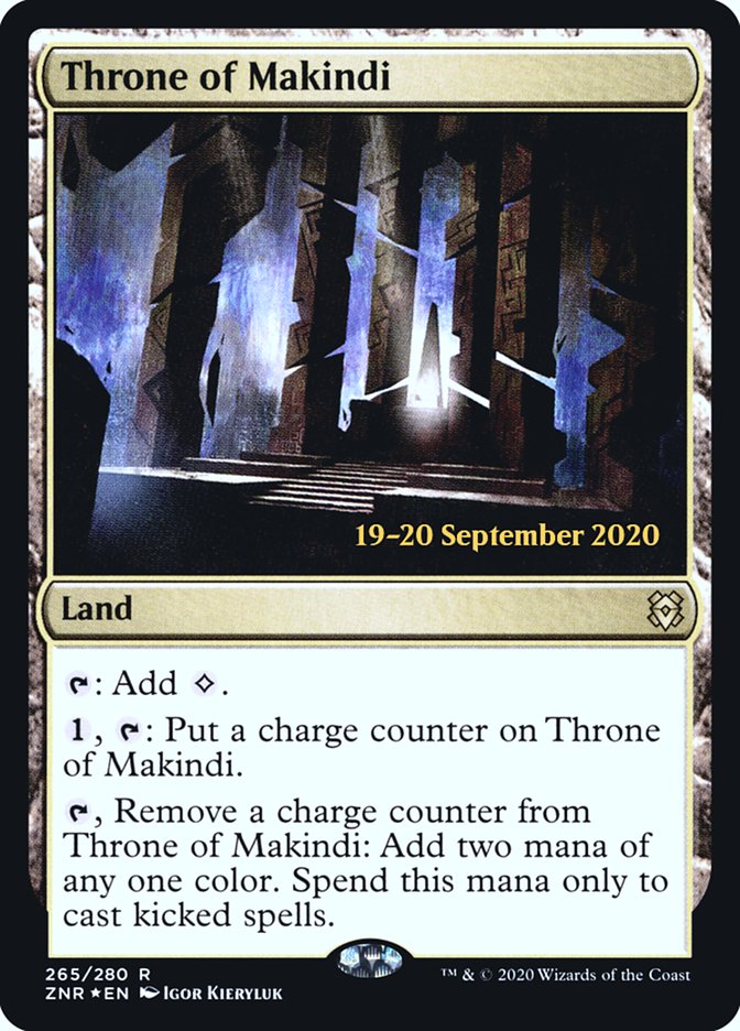 Throne of Makindi [Zendikar Rising Prerelease Promos] | Rock City Comics
