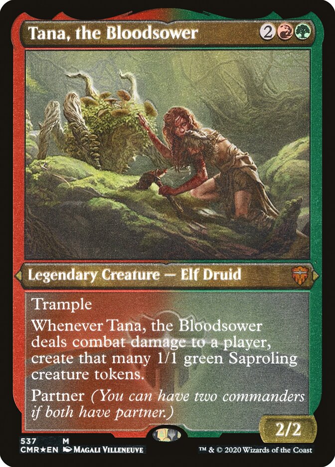 Tana, the Bloodsower (Etched) [Commander Legends] | Rock City Comics