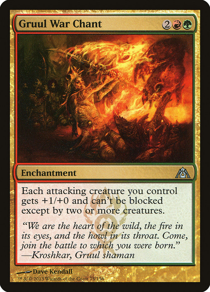 Gruul War Chant [Dragon's Maze] | Rock City Comics