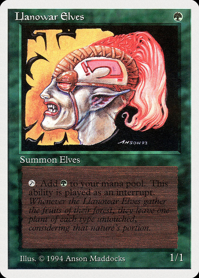 Llanowar Elves [Summer Magic / Edgar] | Rock City Comics