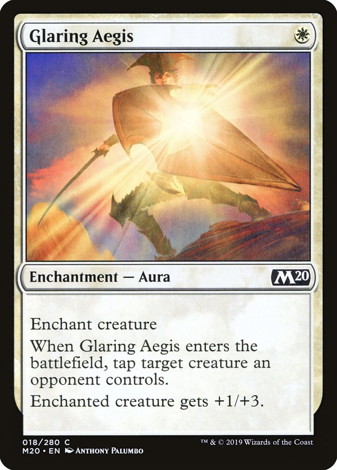 Glaring Aegis [Core Set 2020] | Rock City Comics