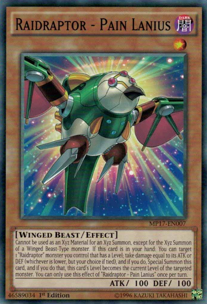 Raidraptor - Pain Lanius [MP17-EN007] Common | Rock City Comics