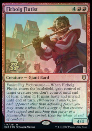 Firbolg Flutist [Commander Legends: Battle for Baldur's Gate Prerelease Promos] | Rock City Comics