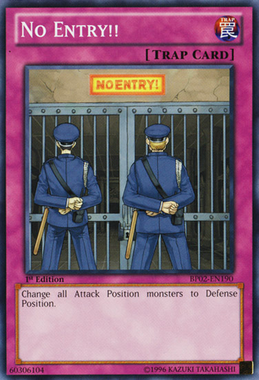 No Entry!! [BP02-EN190] Common | Rock City Comics