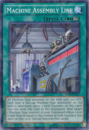 Machine Assembly Line [BP03-EN167] Shatterfoil Rare | Rock City Comics