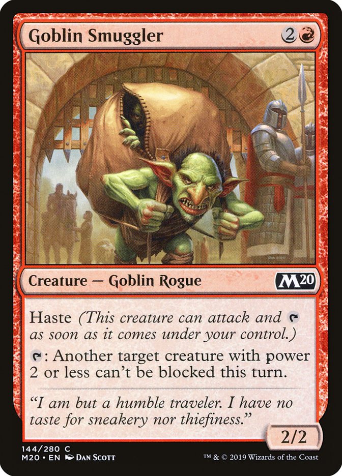 Goblin Smuggler [Core Set 2020] | Rock City Comics