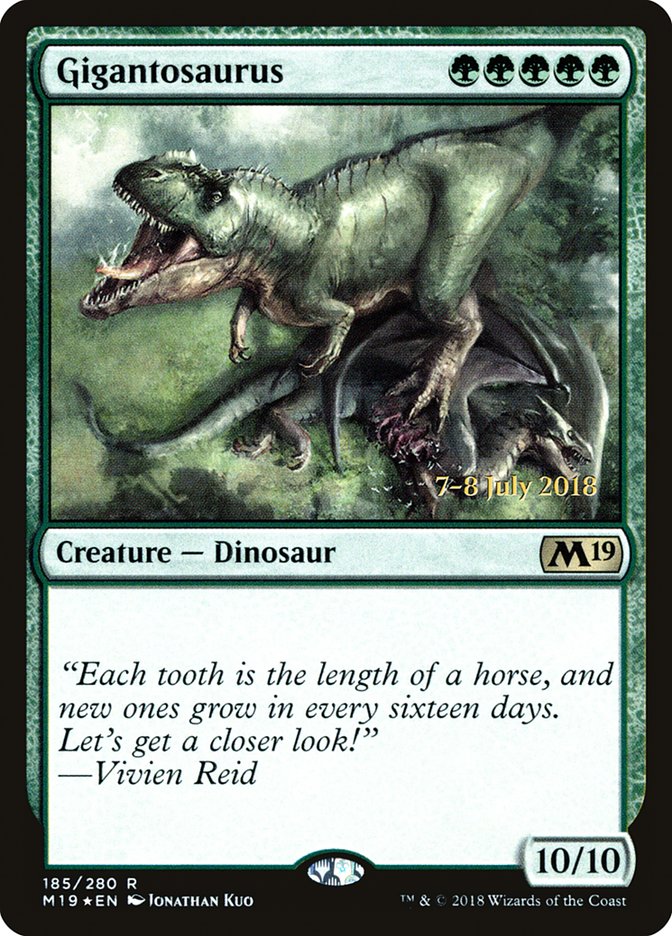 Gigantosaurus  [Core Set 2019 Prerelease Promos] | Rock City Comics