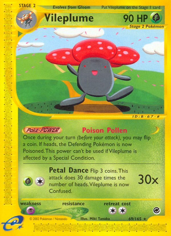 Vileplume (69/165) [Expedition: Base Set] | Rock City Comics