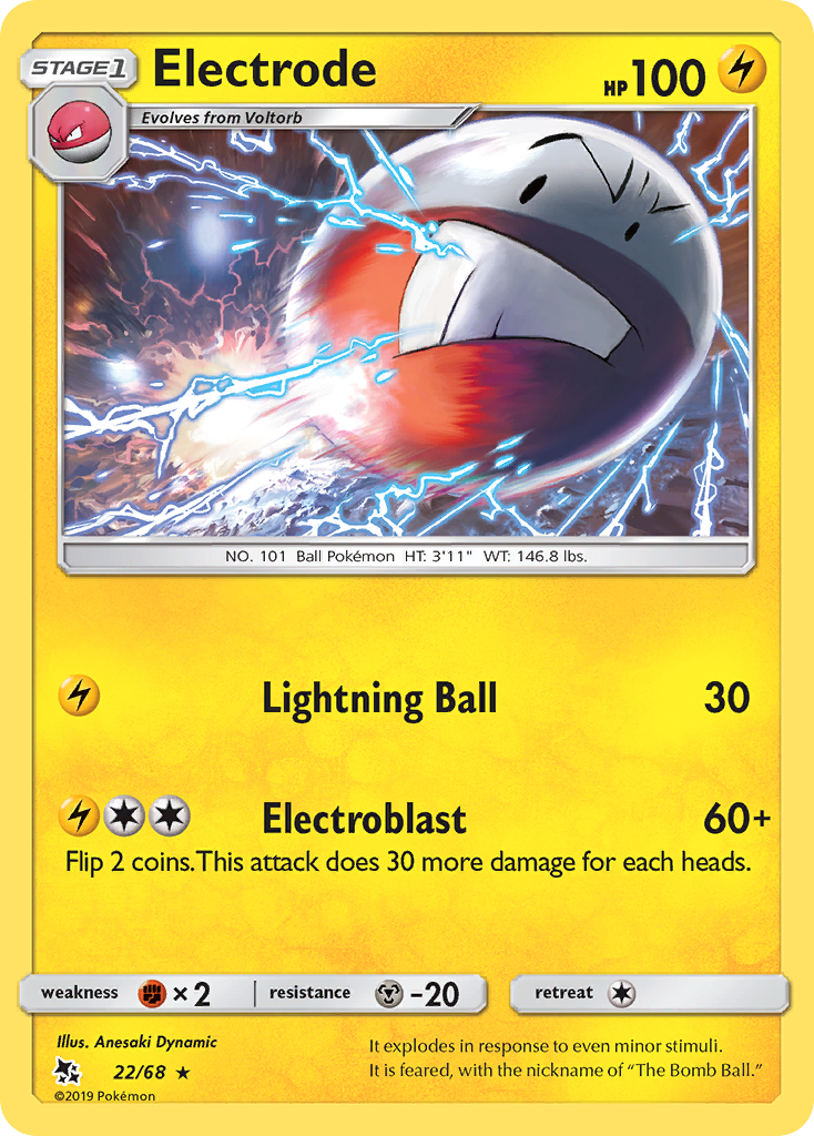 Electrode (22/68) [Sun & Moon: Hidden Fates] | Rock City Comics