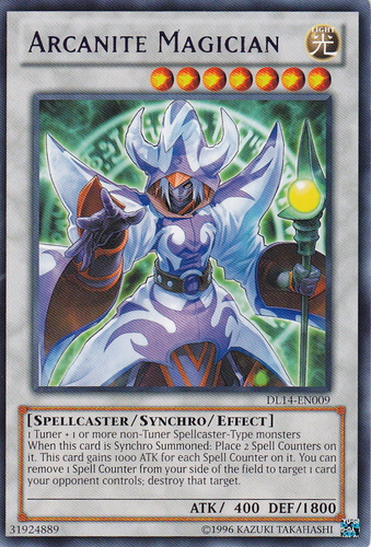 Arcanite Magician (Blue) [DL14-EN009] Rare | Rock City Comics