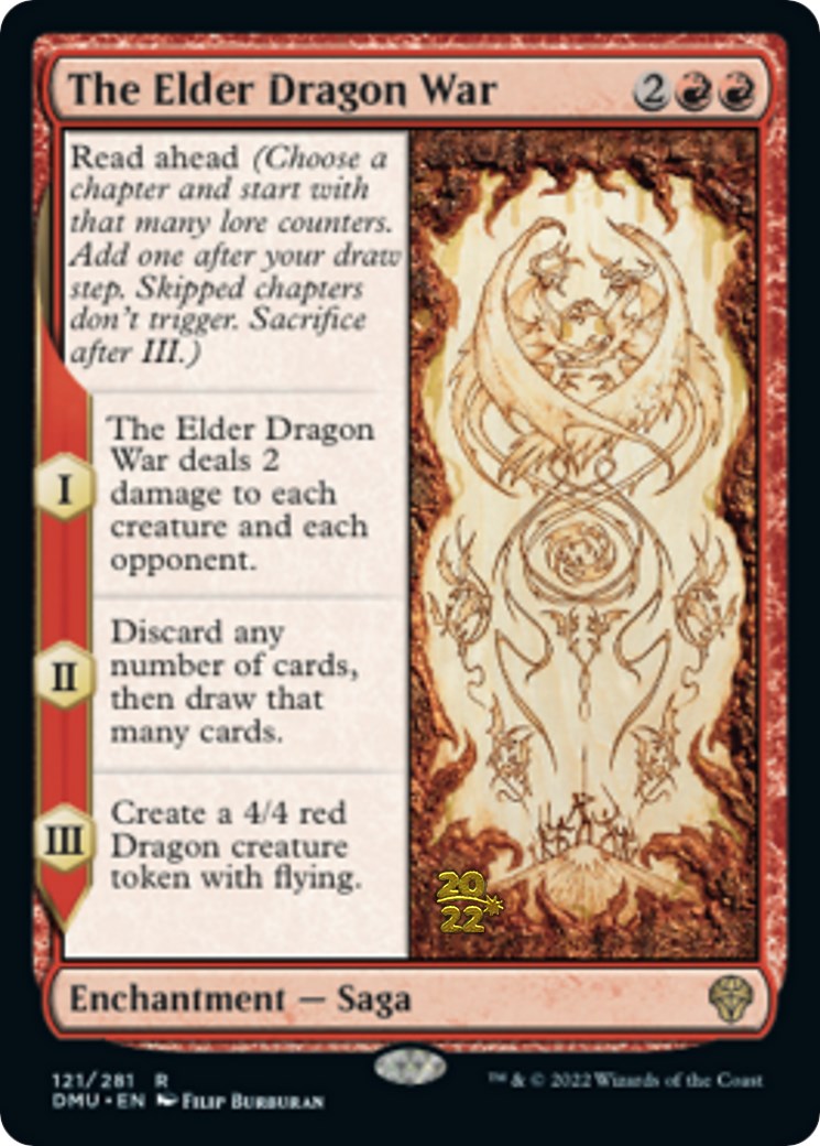 The Elder Dragon War [Dominaria United Prerelease Promos] | Rock City Comics