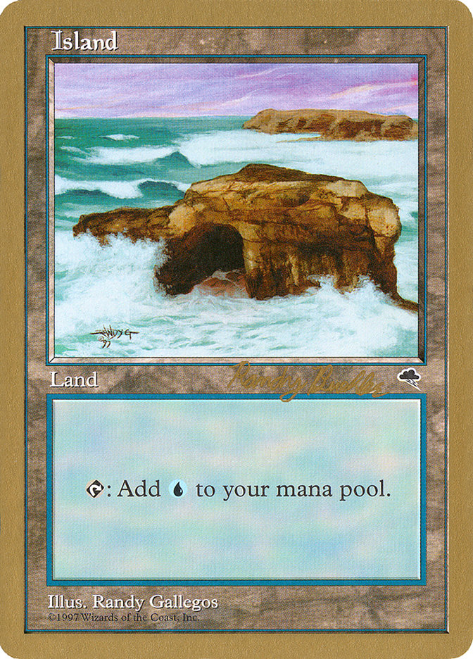 Island (rb336) (Randy Buehler) [World Championship Decks 1998] | Rock City Comics