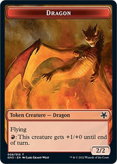 Dragon // Elf Warrior Double-Sided Token [Game Night: Free-for-All Tokens] | Rock City Comics