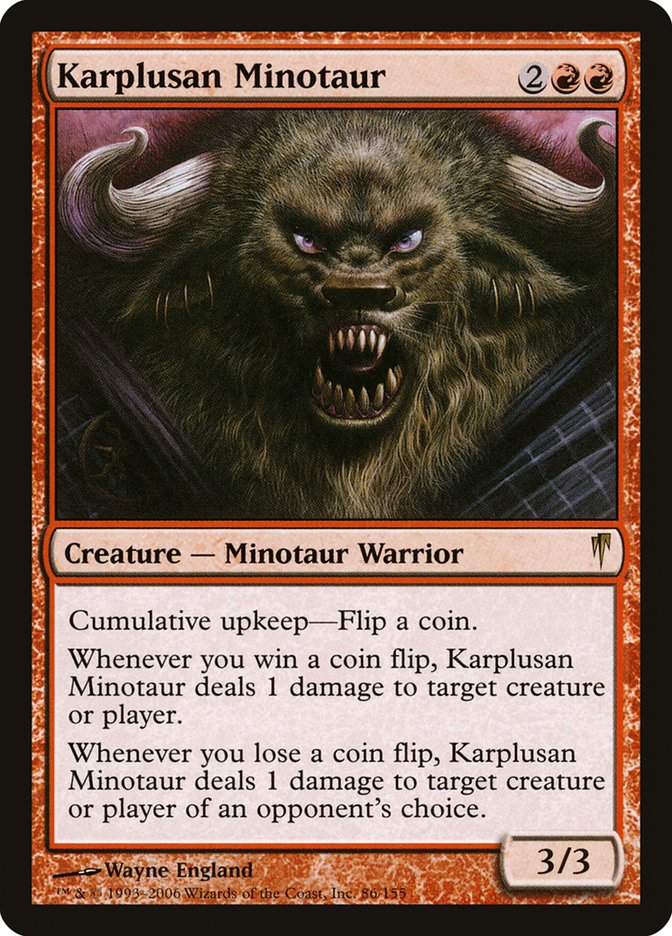 Karplusan Minotaur [Coldsnap] | Rock City Comics