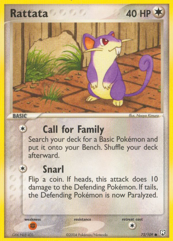 Rattata (72/109) [EX: Team Rocket Returns] | Rock City Comics