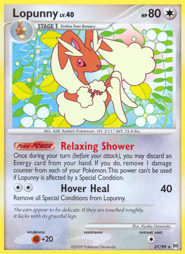 Lopunny (21/99) [Platinum: Arceus] | Rock City Comics