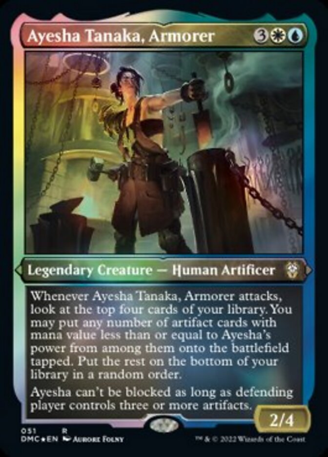 Ayesha Tanaka, Armorer (Foil Etched) [Dominaria United Commander] | Rock City Comics