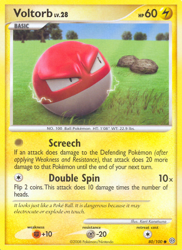 Voltorb (80/100) [Diamond & Pearl: Stormfront] | Rock City Comics